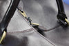 Italian Black Leather Travel Bag